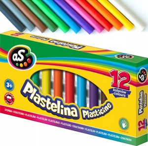 Plastelina ASTRA AS 12 Kolorów