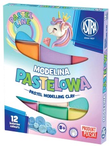 MODELINA Astra 12 kolorów PASTELOWA