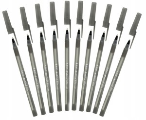 DŁUGOPIS tradycyjny Bic Round Stic Classic CZARNY - Zestaw