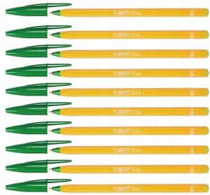 Długopis tradycyjny BIC ORANGE FINE zielony - ZESTAW