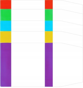 OKŁADKA REGULOWANA na książkę B6 wysokość 243mm - 5 SZTUK