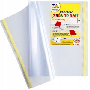 OKŁADKA regulowana A4 SAMOPRZYLEPNA docinana DIY - 5 sztuk
