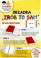 OKŁADKA regulowana A4 SAMOPRZYLEPNA docinana DIY - 5 sztuk