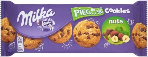 CIASTKA Milka Pieguski - czekoladowe z orzechami - 135g