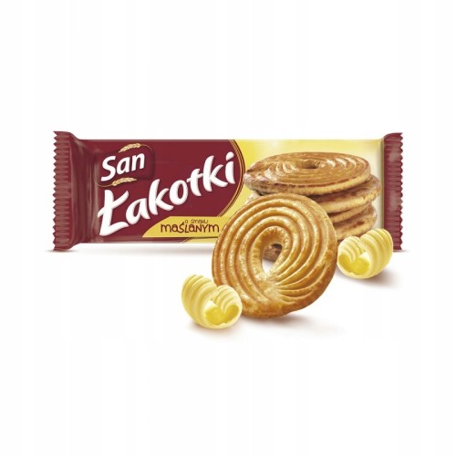 CIASTKA ŁAKOTKI San - maślane - 168g