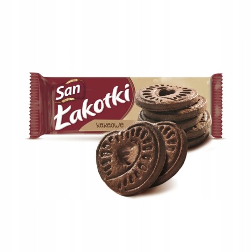 CIASTKA ŁAKOTKI San - kakaowe - 168g