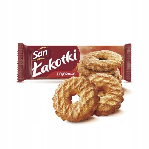 CIASTKA ŁAKOTKI San - deserowe z cukrem - 168g