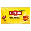 HERBATA Czarna LIPTON Yellow Label Tea - ekspresowa - 50 torebek