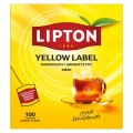 HERBATA Czarna LIPTON Yellow Label Tea - ekspresowa - 100 torebek