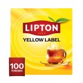 HERBATA Czarna LIPTON Yellow Label Tea - ekspresowa - 100 torebek