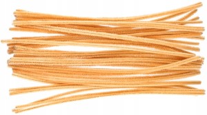 DRUCIKI KREATYWNE wyciorki 30cm BEŻOWE - 40 SZTUK