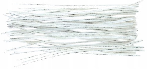 DRUCIKI KREATYWNE wyciorki 30cm BIAŁE - 40 SZTUK