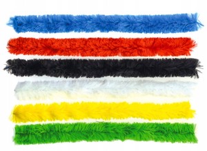 DRUCIKI KREATYWNE wyciorki 30cm MIX KOLOR GRUBE- 6 SZTUK