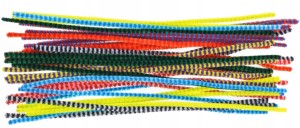 DRUCIKI KREATYWNE wyciorki 30cm MIX PASKI- 25 SZTUK