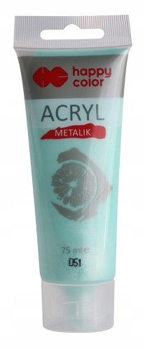 FARBA AKRYLOWA tuba HAPPY COLOR 75ml mięta perłowy