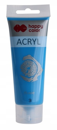 FARBA AKRYLOWA tuba HAPPY COLOR 75ml niebieska