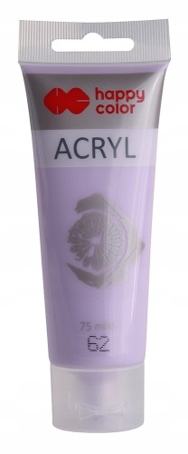 FARBA AKRYLOWA tuba HAPPY COLOR 75ml lawendowa