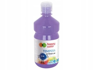 FARBA TEMPERA 500ml Happy Color Premium LAWENDOWA