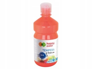 FARBA TEMPERA 500ml Happy Color Premium KORALOWA