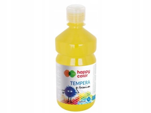 FARBA TEMPERA 500ml Happy Color Premium CYTRYNOWA