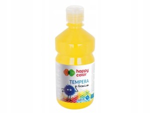 FARBA TEMPERA 500ml Happy Color Premium ŻÓŁTA