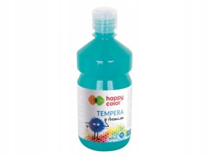 FARBA TEMPERA 500ml Happy Color Premium TURKUSOWA