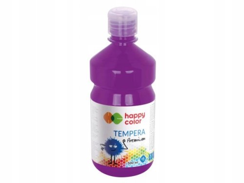 FARBA TEMPERA 500ml Happy Color Premium ŚLIWKOWA