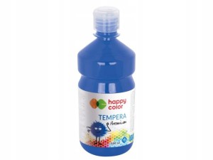 FARBA TEMPERA 500ml Happy Color Premium NIEBIESKA