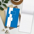 BLOK biurowy A5 Bantex NOTATNIK notes ZESZYT krata - 100 kartek