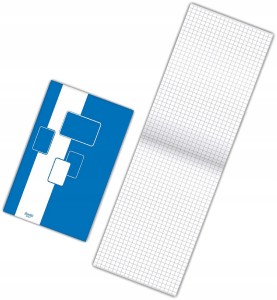 BLOK biurowy A4 Bantex NOTATNIK notes ZESZYT krata - 100 kartek