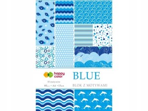 BLOK BLUE A4 z motywami Happy Color 15 papier
