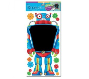 Tablica Suchościeralna NAKLEJKA na ścianę Robot