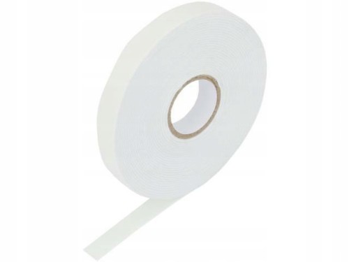 TAŚMA DWUSTRONNA Grand 12mm x 3m PIANKOWA biała