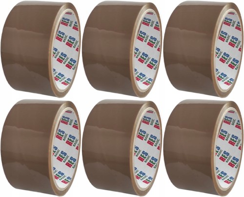 TAŚMA KLEJĄCA PAKOWA AKRYLOWA brązowa - 48mm x 45metrów