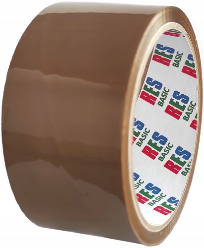 TAŚMA KLEJĄCA PAKOWA AKRYLOWA brązowa - 48mm x 45metrów