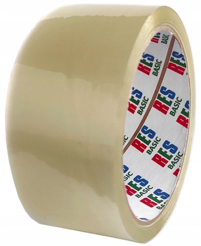 TAŚMA KLEJĄCA PAKOWA AKRYLOWA transparentna - 48mm x 45metrów