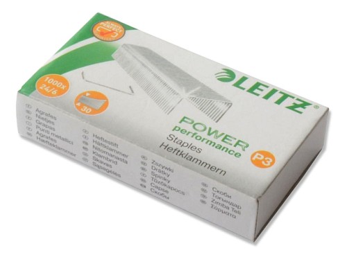 Zszywki LEITZ 24/6 Power Performance P3 1000szt.