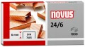 Zszywki biurowe 24/6 Miedziowane - 1000szt.