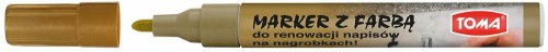 Marker do RENOWACJI Toma PISAK z farbą złoty