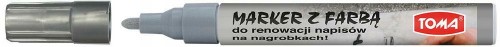 Marker do RENOWACJI Toma PISAK z farbą srebrny