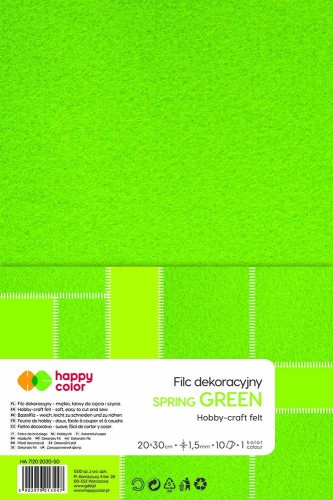 FILC J.ZIELONY Happy Color 20x30cm 1,5mm opk.10
