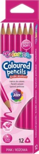 KREDKI OŁÓWKOWE Colorino KREDKA opk.12 RÓŻOWA