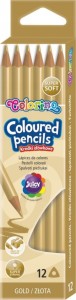 KREDKI OŁÓWKOWE Colorino KREDKA opk.12 ZŁOTA