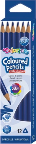 KREDKI OŁÓWKOWE Colorino KREDKA opk.12 GRANATOWA