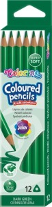 KREDKI OŁÓWKOWE Colorino KREDKA opk.12 C.ZIELONA