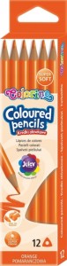 KREDKI OŁÓWKOWE Colorino KREDKA opk.12 POMARAŃCZOWE