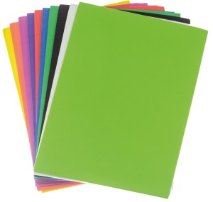 PIANKA DEKORACYJNA guma pvc A5 kolorowa MIX