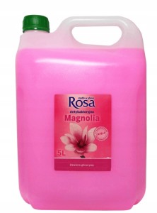 MYDŁO W PŁYNIE antybakteryjne Rosa MAGNOLIA - zapas 5L