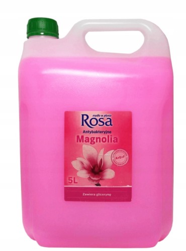 MYDŁO W PŁYNIE antybakteryjne Rosa MAGNOLIA - zapas 5L