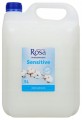 MYDŁO W PŁYNIE antybakteryjne Rosa Sensitive BIAŁE - zapas 5L